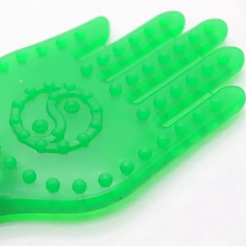 

Portable Silicone Clap Board Palm Shape Health Products Meridian Pat Massager Tapping Stick Back Massager