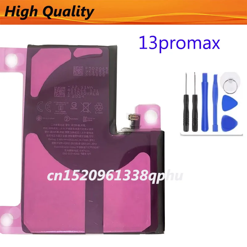 

Replacement Battery For iPhone 13 pro Max High Capacity Replacement battery +Free Tools
