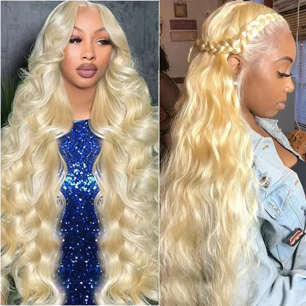 Body Wave 13x6 Honey Colored 613 Lace Front Wig Blonde Human Hair Lace Closure Frontal Wigs for Women Cheap on Sale Clearance