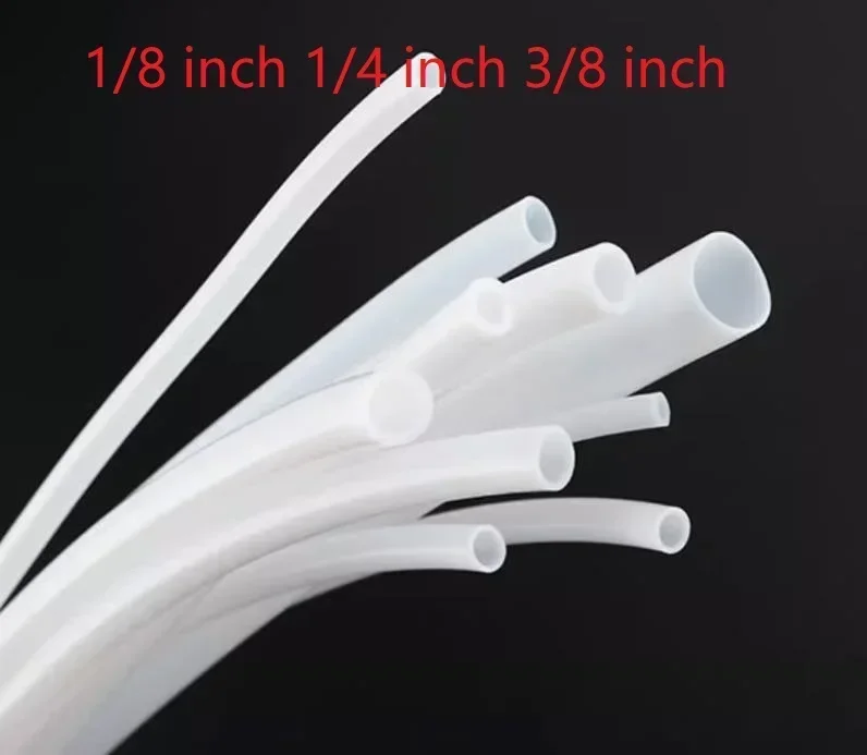 WESTCREEK 1/8 inch 1/4 inch 3/8 inch anti-corrosion milky white PTFE PIPE  PTFE ETFE tubing FEP hose ptfe tube polytef duct