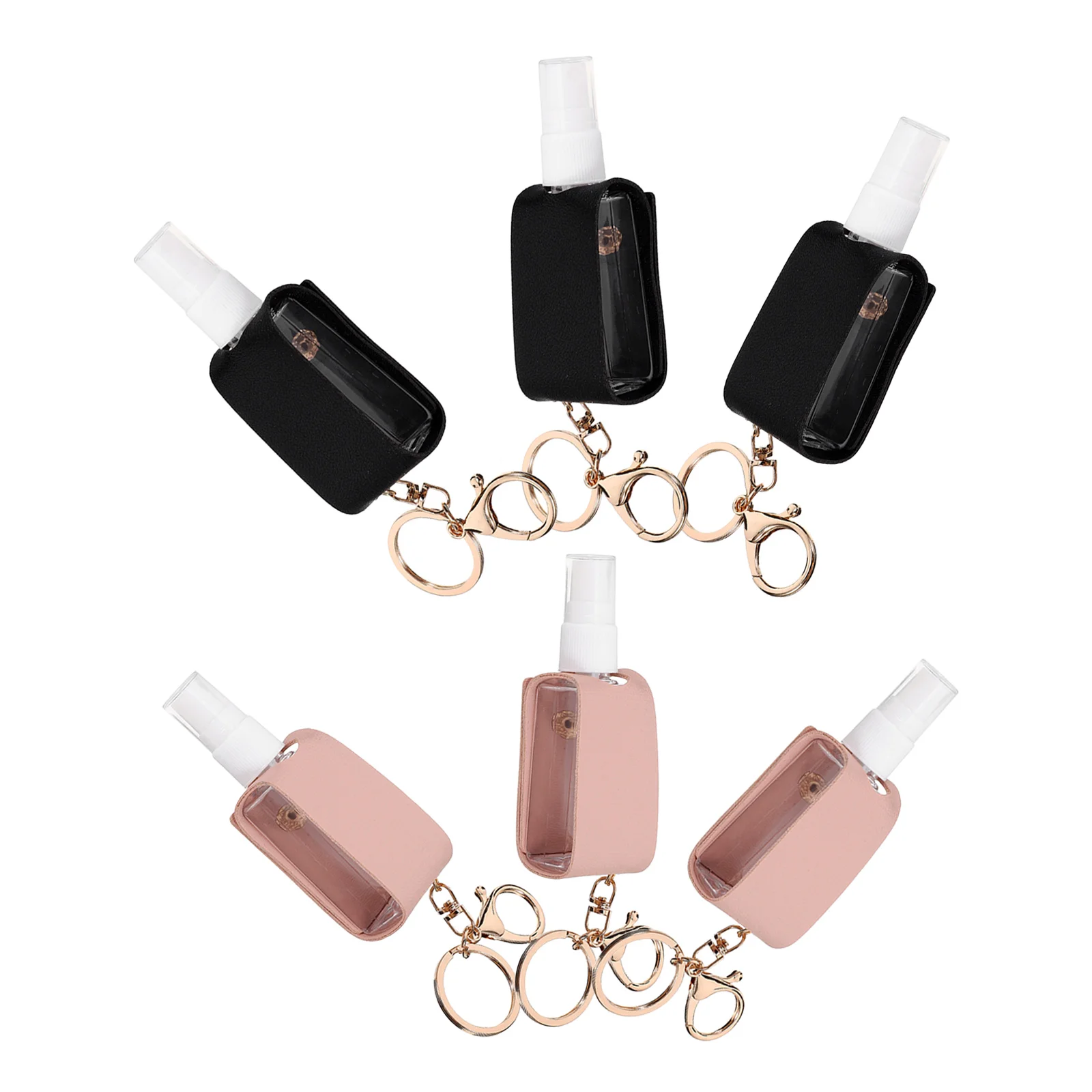

6pcs Hand Bottle Cover Portable Travel Shampoo Dispenser Refillable Empty Bottles Toiletry Squeeze Containers Plastic