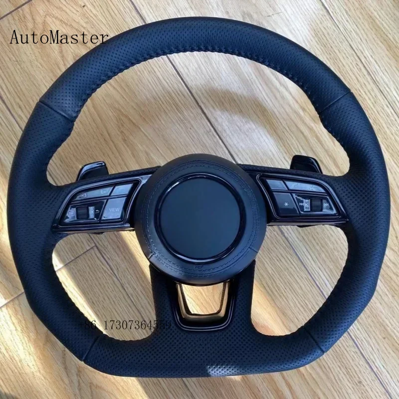 For Audi A4L A5 A3 A1 Q5 Q7 A6L C7 A7 Q3 Upgraded Flat-bottom Sports Multi-Function D-font With Heating Steering Wheel