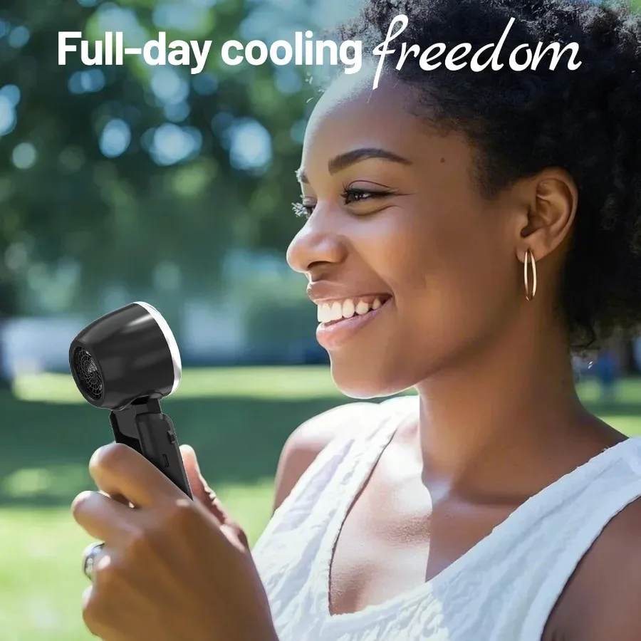 16000RPM Powerful Handheld Fan 6000mAh Rechargeable 3 IN 1 Portable Turbo Fan 1100 Speed Wind Adjustable 180 Foldable Upgraded