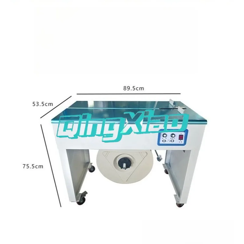 Low Noise Boxes Books Small  Items Packaging Multi functional Semi Auto Desktop  Electric Strapping  Machine High Efficiency Use