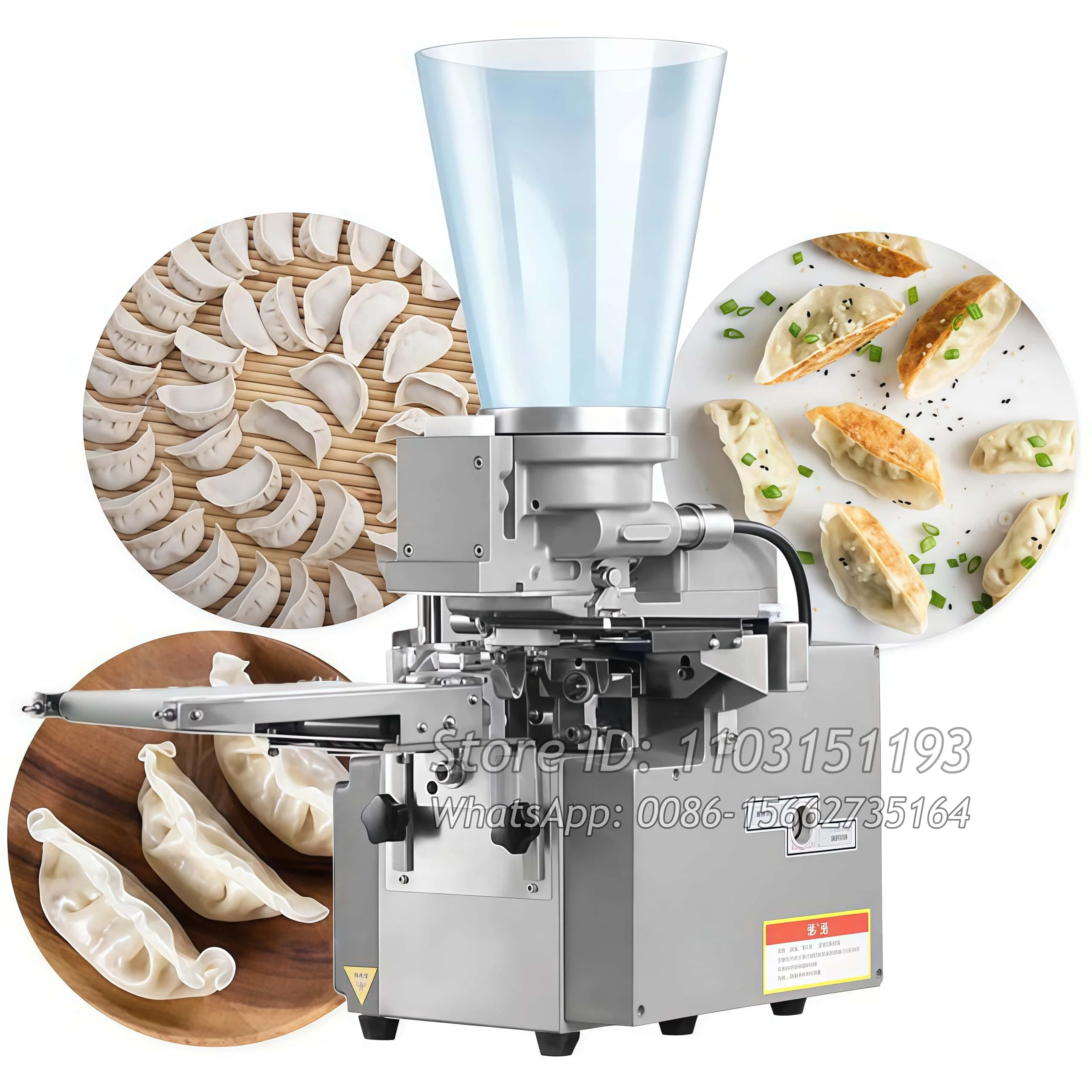 Commercial Japanese-Style Pan-Fried Gyoza Dumpling Machine Steamed Dumpling Machine Semi-Automatic Gyoza Making Machine Price