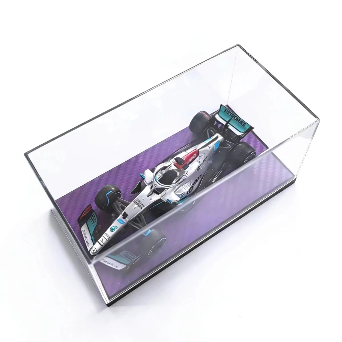 

Acrylic Display Case Box for Scale 1:43 1:64 1:87 Tomica Bburago Spark Minichamps F1 Car Model Formula 1 Miniature Toy