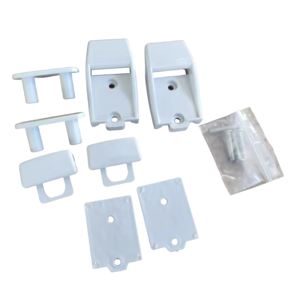 2 Sets For Fiamma F45s F80s F65 Awning Leg Wall Brackets (White) 98655-176