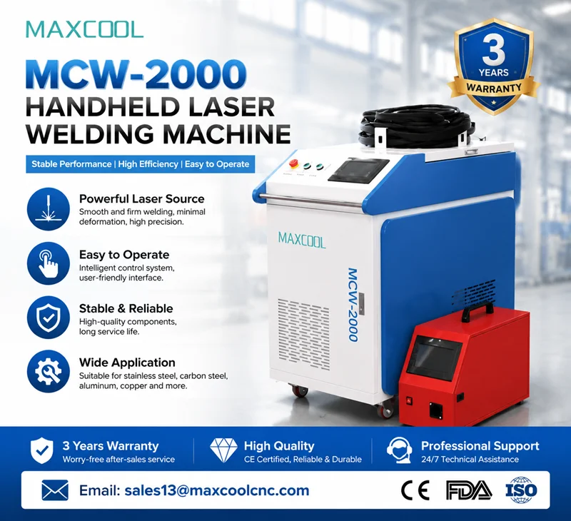 Laser Cleaning Machine 2000W - Handheld Fiber Laser Welding Machine Laser