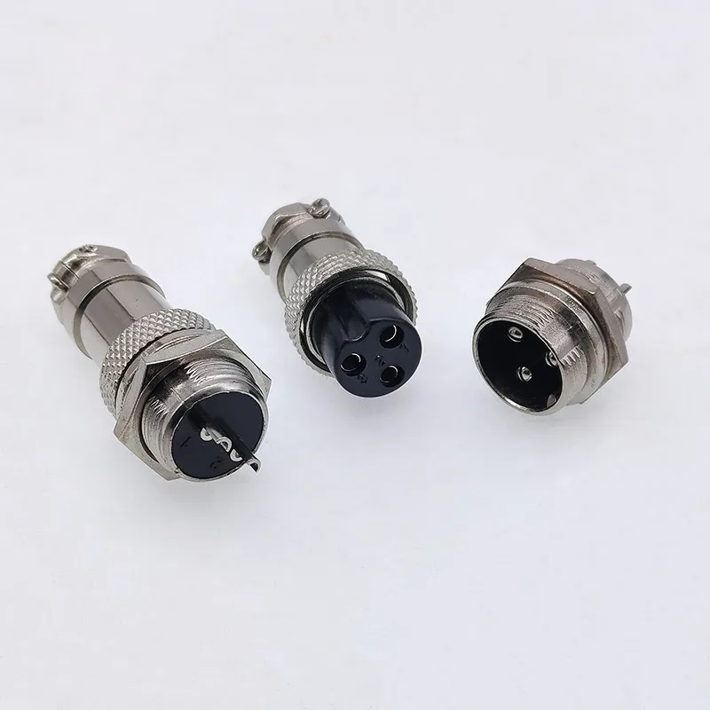 10Pair GX16 Circular Connector  2Pin3pin4pin 5pin6pin7pin8pin9pin10pin Male & Female plug connectors