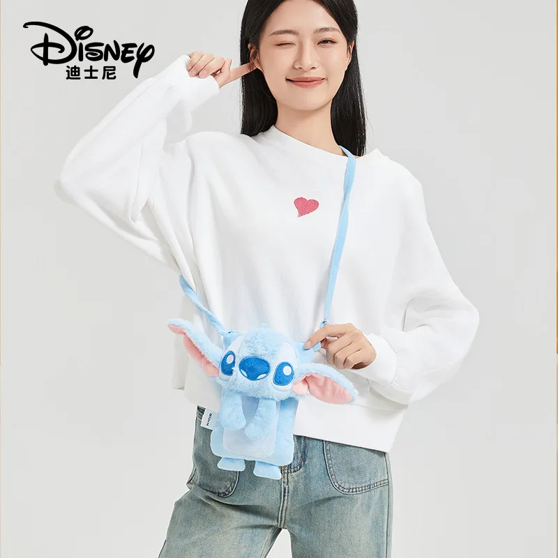 

Disney Cute Phone Bag, Stitch Christmas Gift, Small Shoulder Bag, Female Cartoon Doll, Crossbody Small Bag