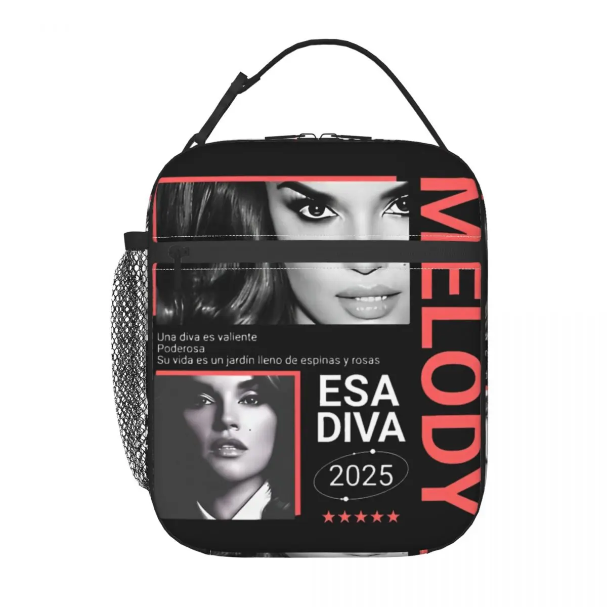 

Ланч-бокс Melody Esa Diva - Испания Eurovisions 2025 Аксессуары Контейнер для обеда Y2K Кулер Термальный ящик для бенто для школы