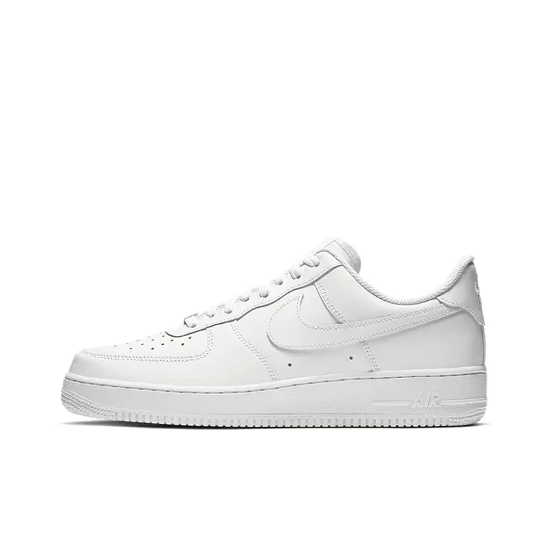 Oryginalne męskie buty na deskorolkę Nike Air Force 1 Low \'07 unisex AF1 czysta biel klasyczny styl Retro CW2288-111