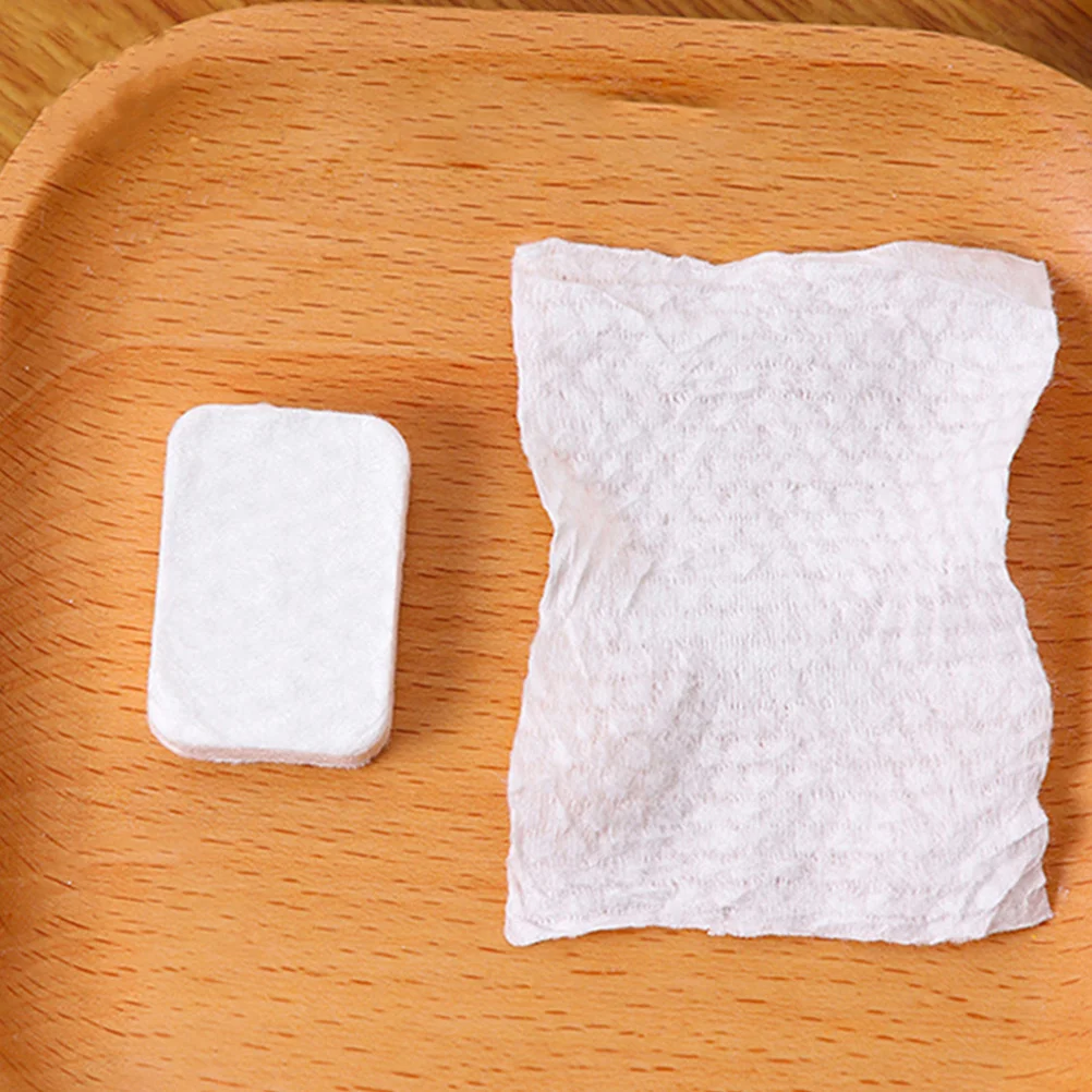 

Compressed Makeup Remover Pads Non-Woven Facial Cleansing Pads For Deep Pore Cleaning Oil Control Makeup Removal