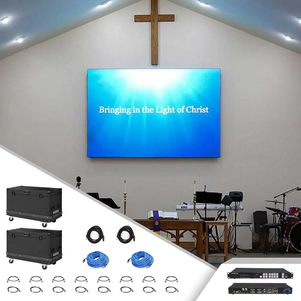 

P3.91 P2.976 Indoor Giant Stage 500x500mm 500x1000mm LED Rental Screen