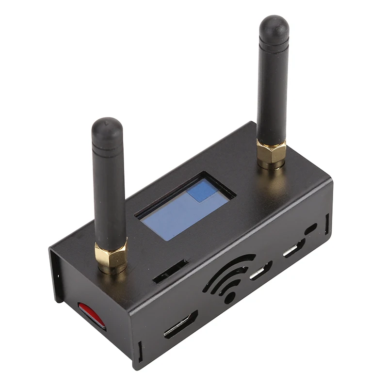 

New Assembled Simplex/Duplex MMDVM Hotspot Support P25 DMR YSF NXDN With Raspberry Pi Zero W OLED + Antenna 16G Card Case