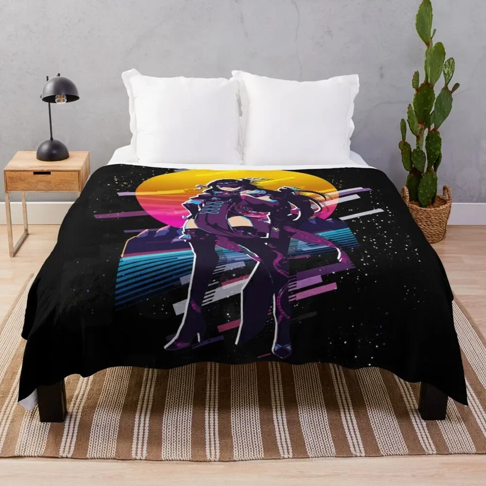 Beidou - Genshin Impact 80s retro Throw Blanket Decorative Sofa Luxury Throw Blankets