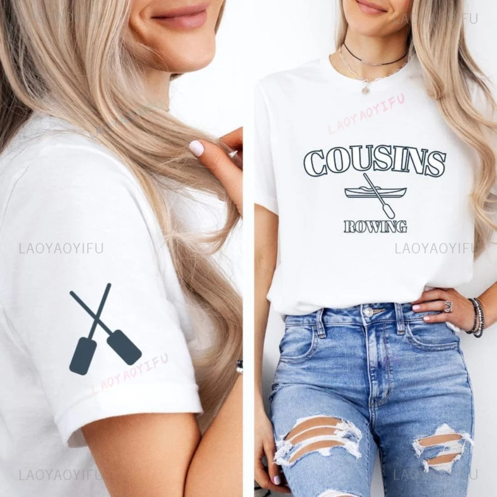 ابن عموم التجديف الجرافيك تي شيرت الصيف تحولت جميلة 3 هدية لمحبي خمر امرأة رجل تي شيرتات عجيبة القطن الشارع الشهير