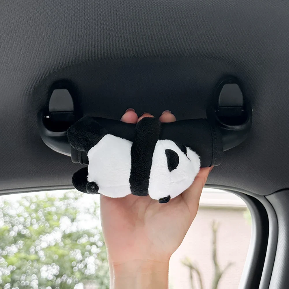 1pc niedlichen Cartoon Panda Auto Schalthebel Abdeckung weichen Plüsch Auto Shifter Hand Brems koffer Spielzeug Bär Autozubehör Innendekoration