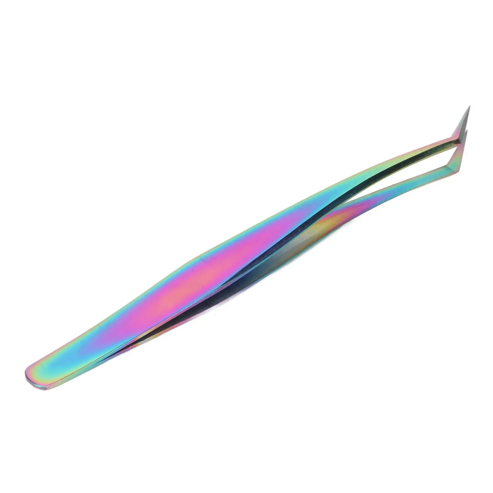 Colorful False for eyelash Extension Tweezers Stainless Steel for Artists & Salons