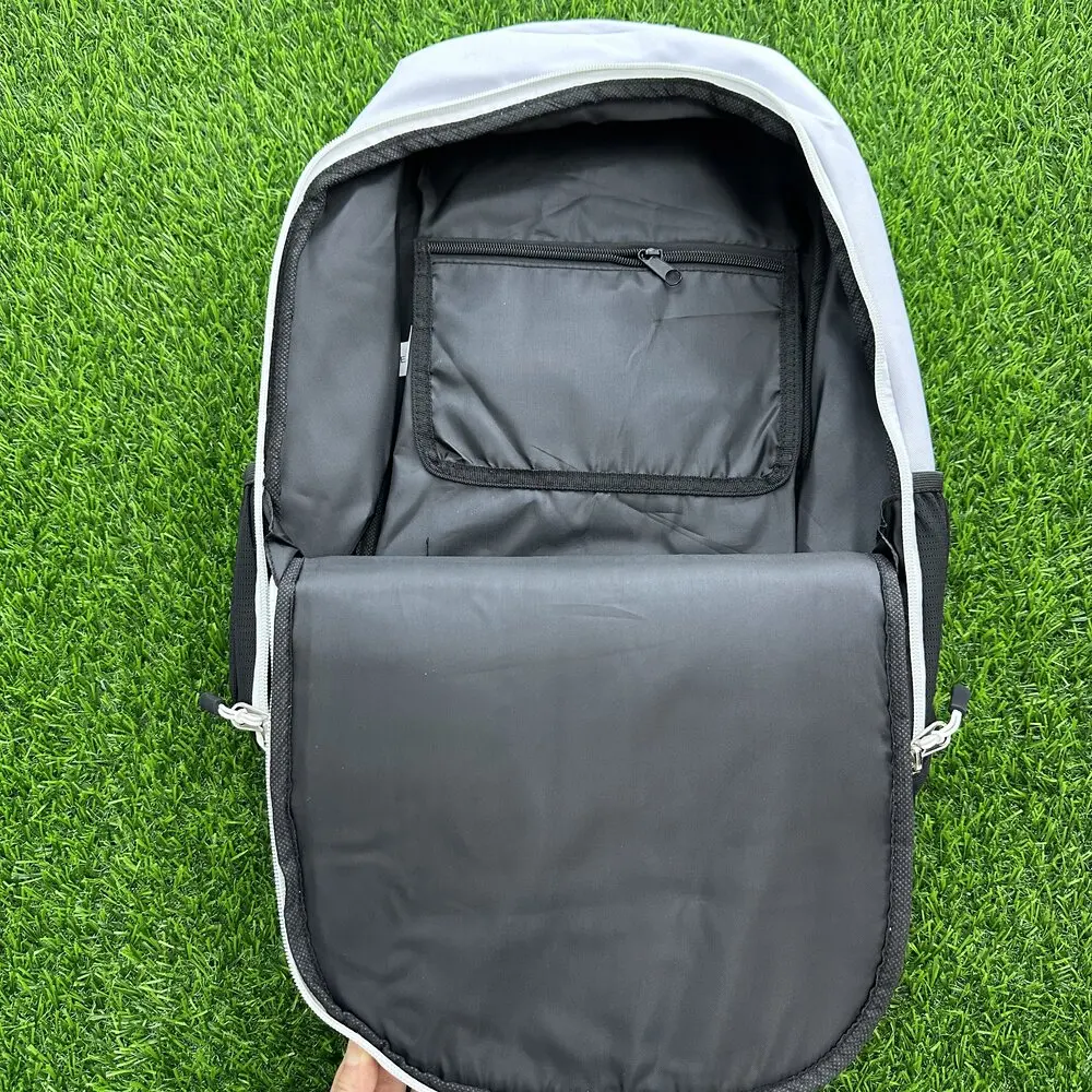 Wilson US Open 2023 Team Tennis Racket Backpack Super Tour Large Sports Tennis Bag for 2-3 Racquets Navy White WR8018501001