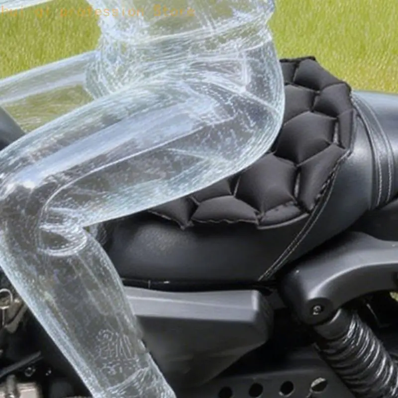 Motorrad-Sitzpolster mit Stoffbezug und aufgeblasenen TPU-Abschnitten, zusätzliche Sitzunterstützung für Pendler – Detail 8