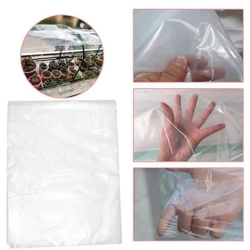 

ABGH-Frost Protection PE Film-Waterproof Covering For Garden Plants-Greenhouse 3Mx6m For Garden Plant Protector