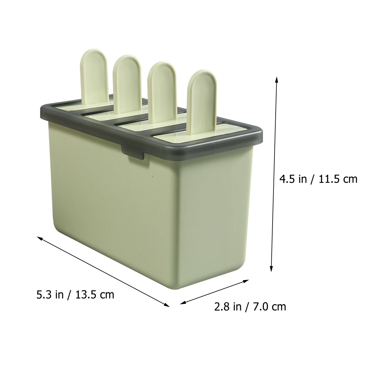 

4 Cavities Popsicle Mold Ice Cream Maker Trays Reusable Fruit Water Milk Summer Kids Gift Kitchen Bar Tools