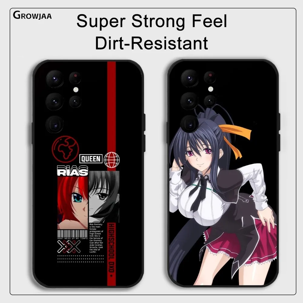 H-High School DxD Pretty Phone Case for Samsung Galaxy S24 Ultra S22 S23 Ultra S21 S20 5G Protective Silicone TPU Funda