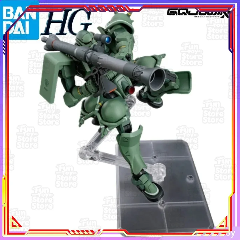 

Bandai Gundam GQuuuuuuX HG MS-06 Zaku Action Figure Official Anime Toy Collectible Model Kit Unassembled PVC Figure for Fans