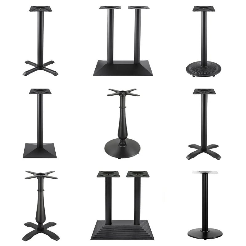 

Black cast iron table foot Western bracket Cafe tripod Marble leg Milk tea shop Bar foot seat