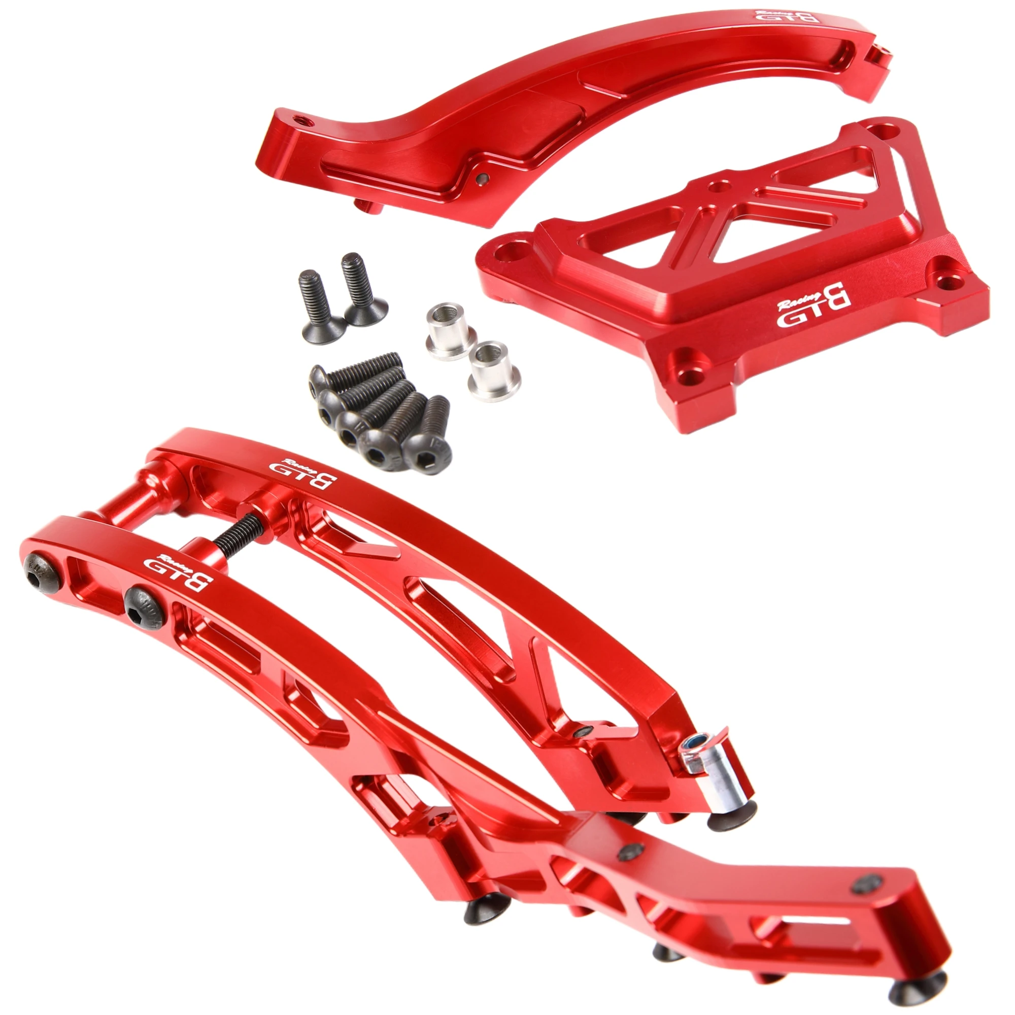 

GTB CNC Aluminum RC 1/5 LOSI DBXL 2.0 Gas Car Top Plate & Front Rear Chassis Brace Upgrade Part