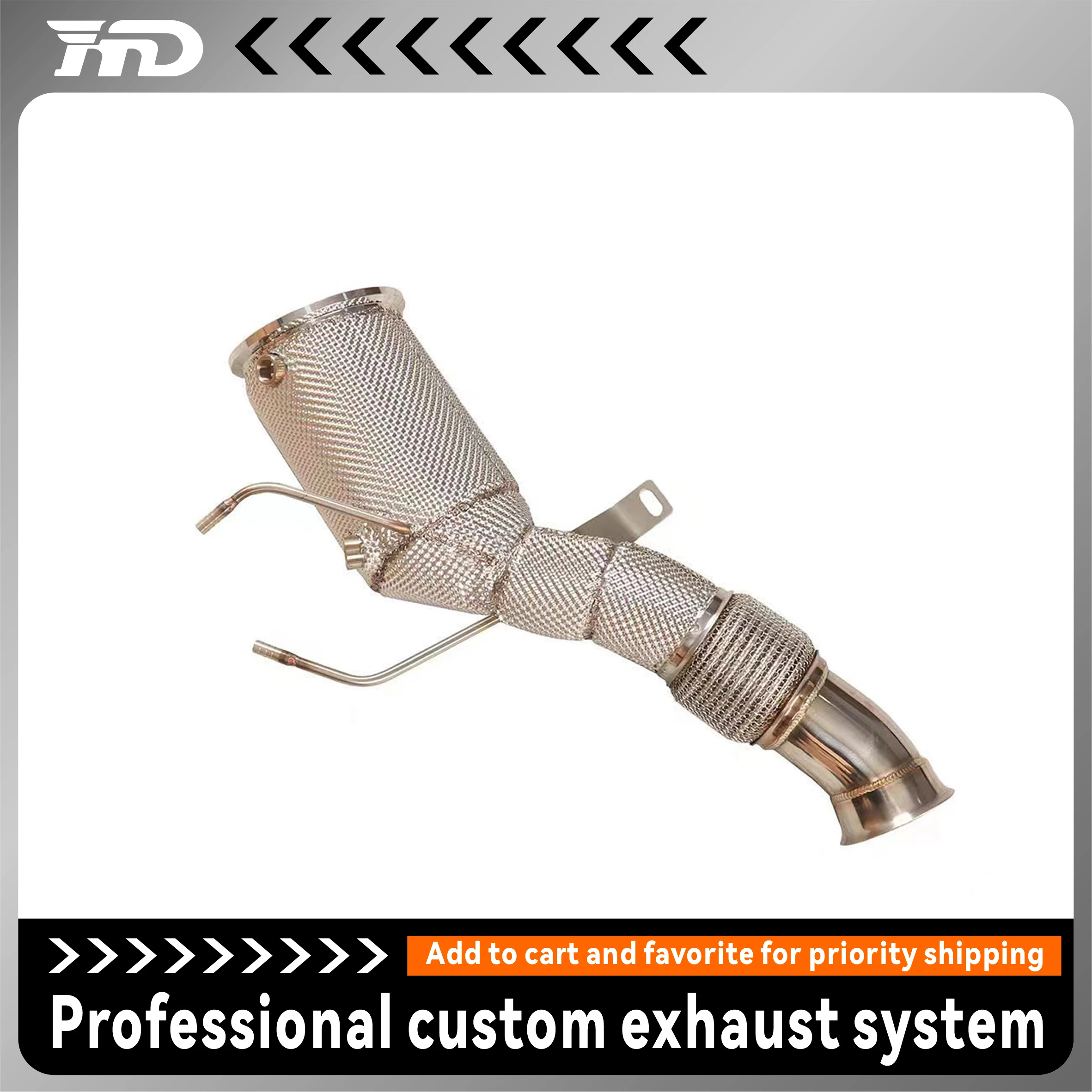 

HMD Stainless Steel Catalyst Downpipe For BMW B58 3.0T 2024+ Car Exhaust