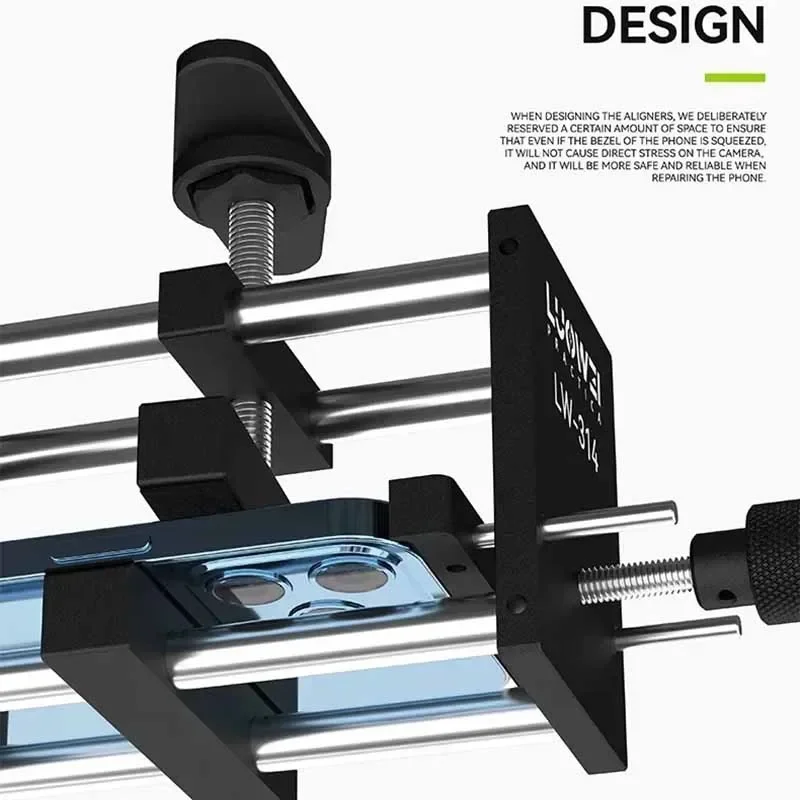 LW-314 Phone Frame Deformation Corrector Fixture For iPhone Android Phone Frame Deformation and Bending Correction Repair Tool