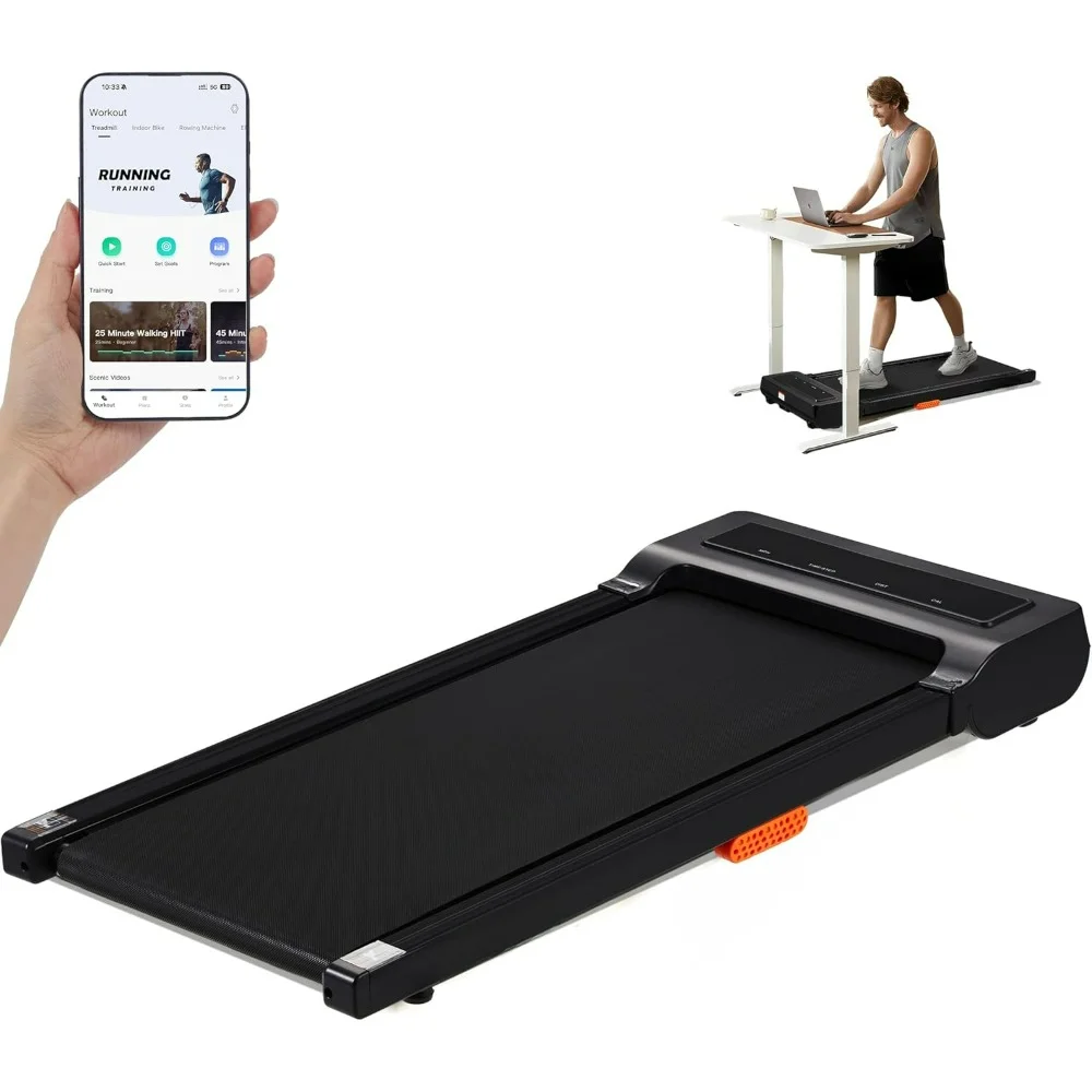 

Treadmills Under Desk Treadmill, Remote Control Walking Desk Walking Pad for Home and Office, 2 in 1 Portable Walkings Pad.