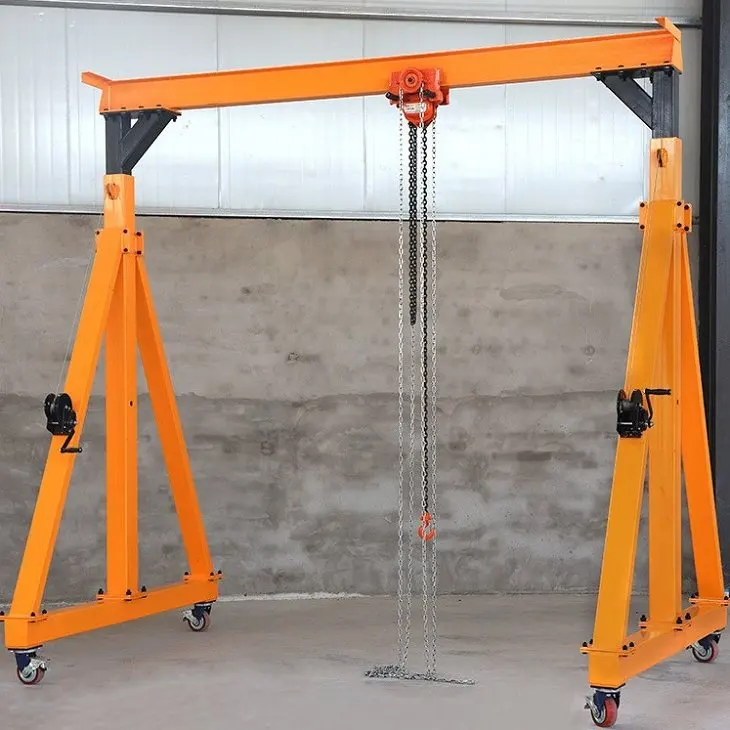 

Cheap Price Independent Manual Operation Gantry Crane / 1 2 3 4 5 10 Ton Forklift Jib Boom Travelling Gantry Crane Shed for Sale