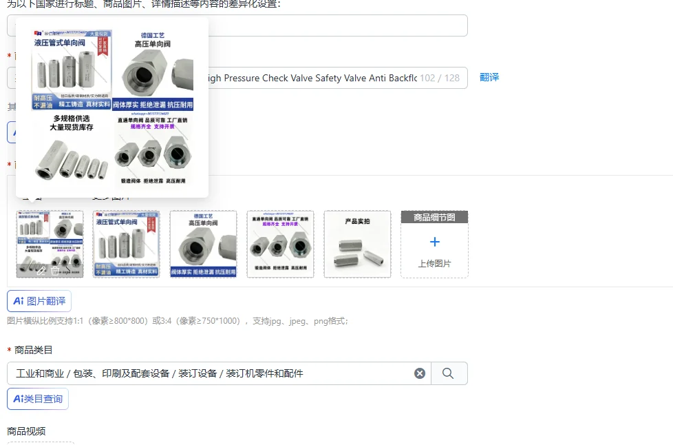 1pcs Hydraulic Tubular Check Valve High Pressure Check Valve Safety Valve Anti Backflow Outlet Quality