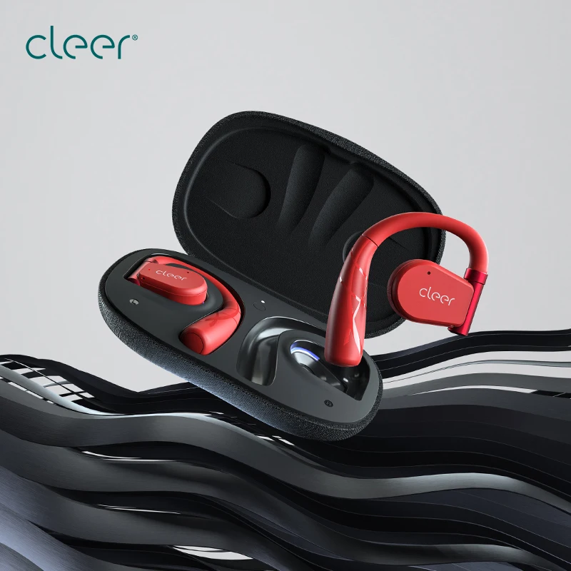 Cleer ARC II TWS  Open Ear Comfortable Wearing Rotatable Ear Hook Headphone For Sports Deep Bass Stereo Sound Earphone