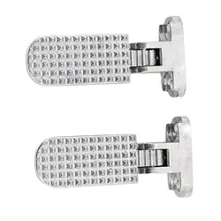 2Pcs Electric Bike Rear Pedals Footrest Quick Release, Foot Pegs Scooter Pedals Bike Pedals for Mountain Bike