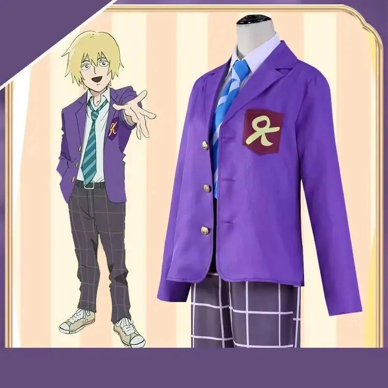 3'x,4'f\6/5;e,8\v,5/Mob Psycho 100 Hanazawa Teruki Cosplay Costume Wig Jacket Shirt Anime Uniform Accessories Halloweef;5,b'7\k.
