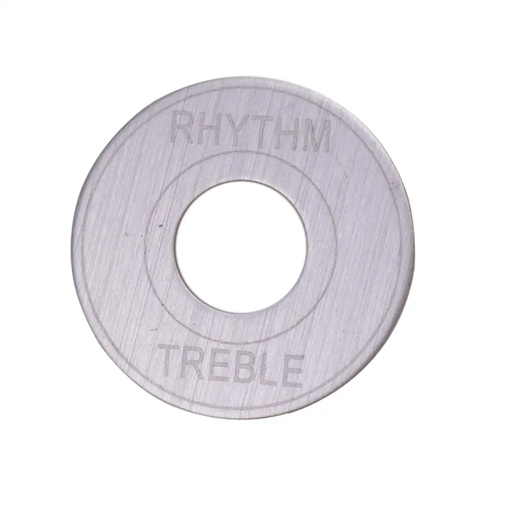 Electric Switch Washers Aluminum Alloy 3 Way Toggle Control Plates Rhythm Treble for LP EPI Electric Guitar DIY Repair