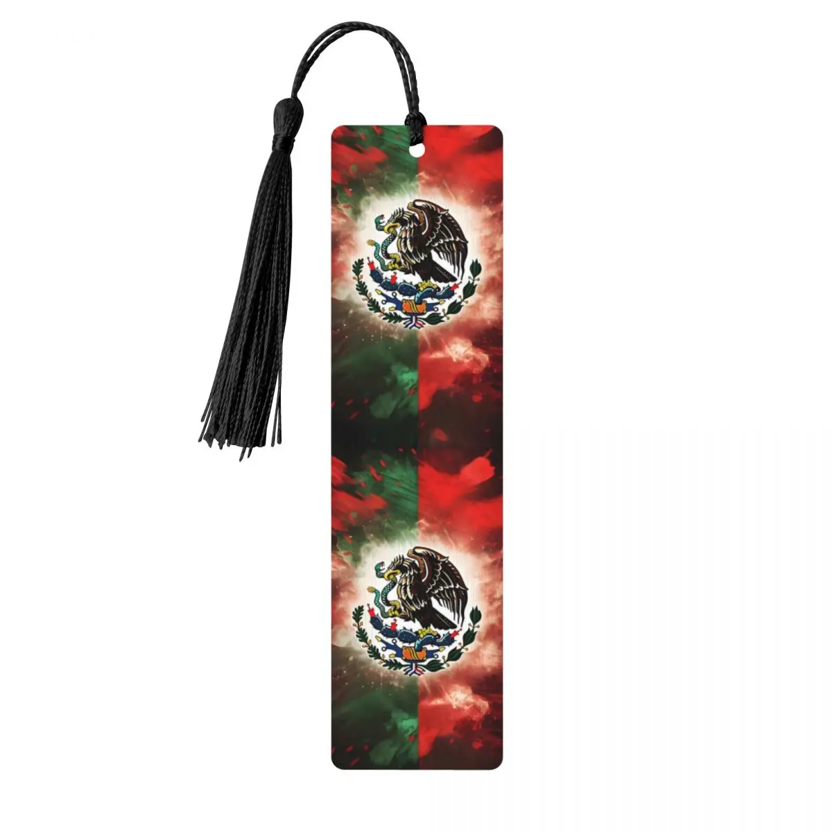

Забавные деревянные закладки с флагом Мексики и держателем для страниц с кисточкой, офисные школьные принадлежности, канцелярские принадлежности