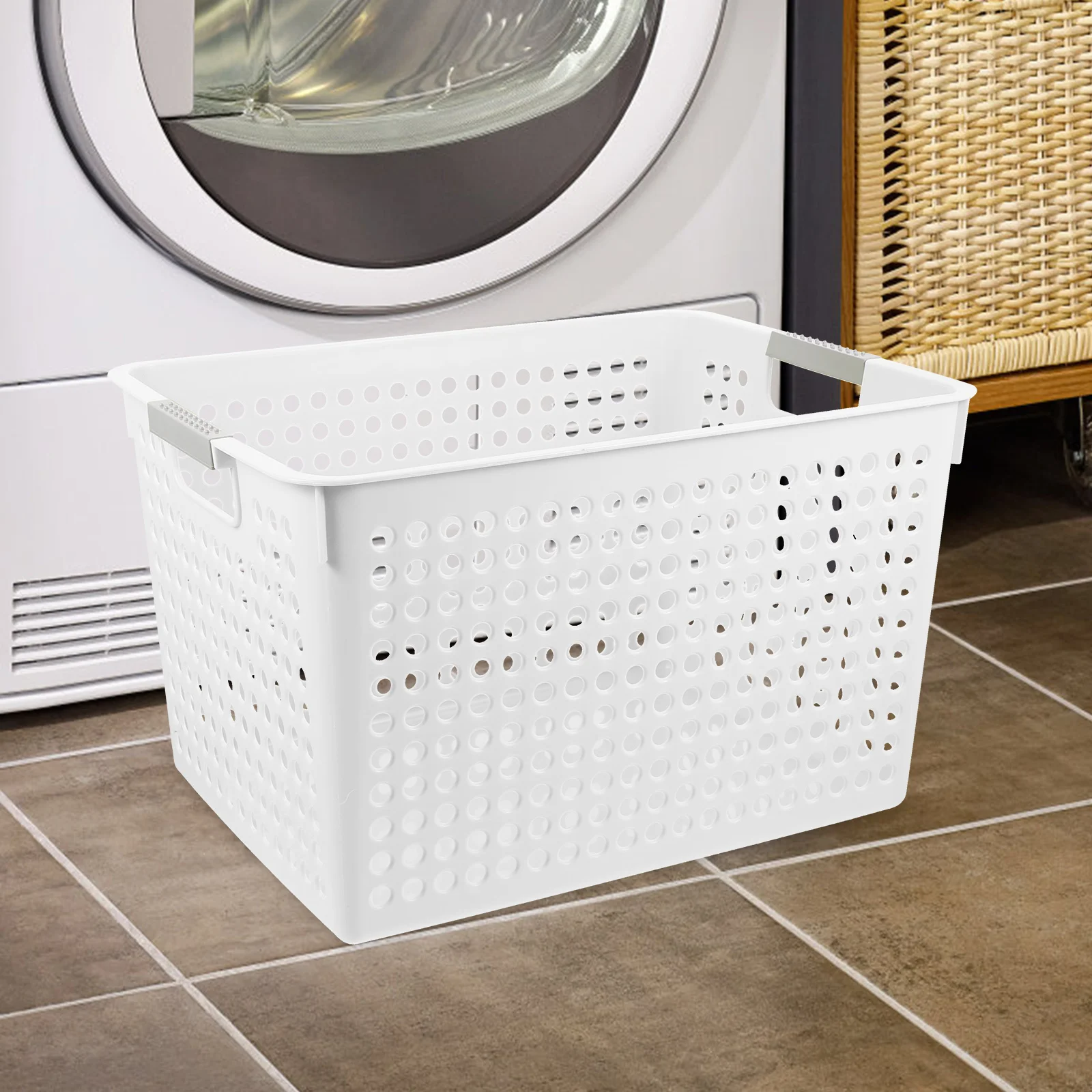 Moveable Laundry Basket Dirty Clothing Organizer Small Toys Holder Clothes Practical Gift Receiving Pp Sundries Storage