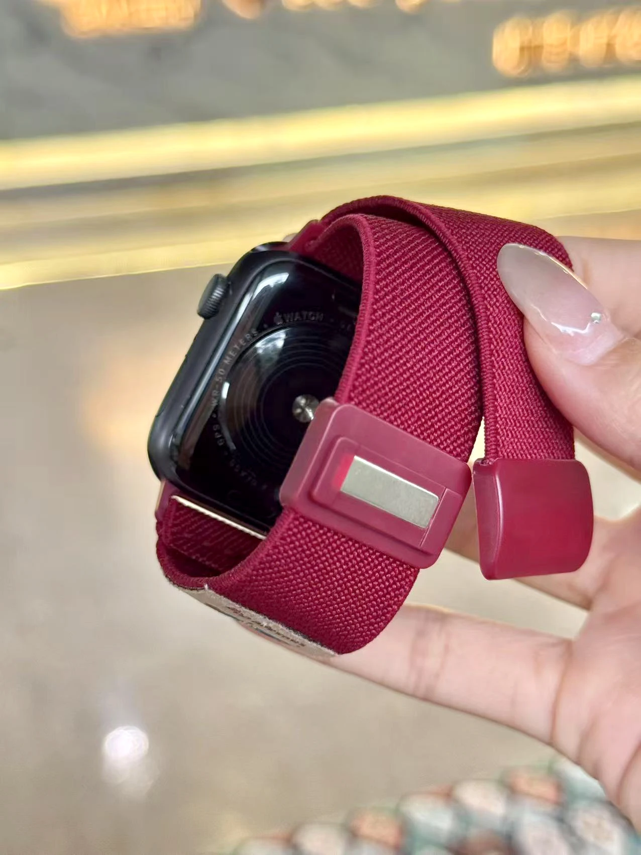 Sausage Dog Pattern Watch Band With Magnetic Buckle Compatible with Apple Watch of 38mm 40mm 41mm 42mm 44mm 45mm 46mm 49mm
