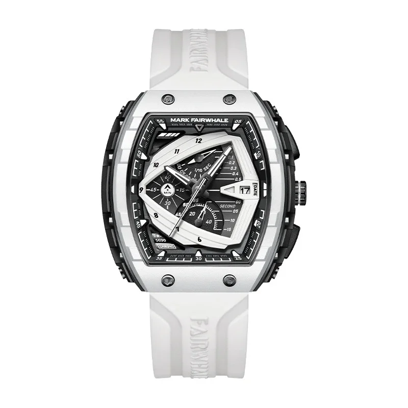 Orologio da uomo multifunzione con quadrante grande da uomo impermeabile Glow in The Dark Business Quartz Watch