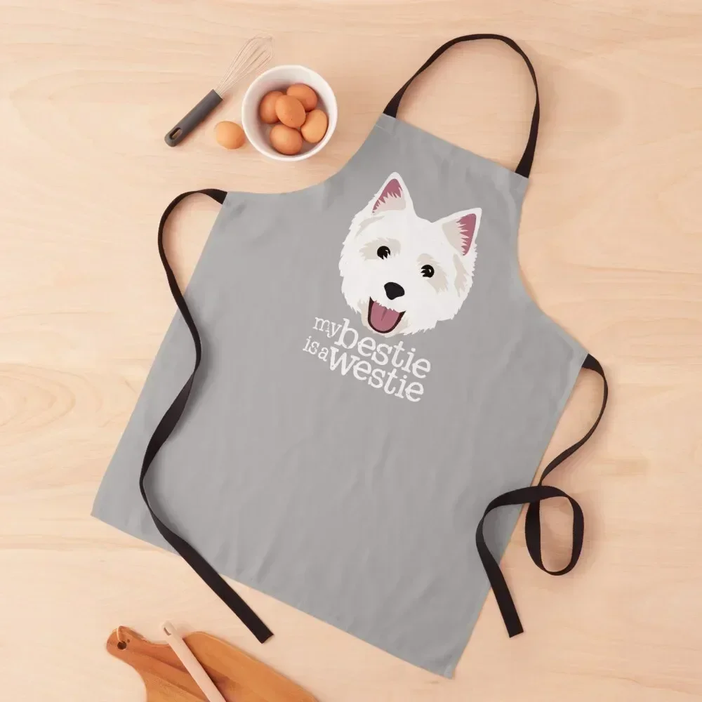 

My Bestie is a Westie Apron Kitchen And Home Items Kitchen Tools Accessories kitchen gadgets beauty master Apron