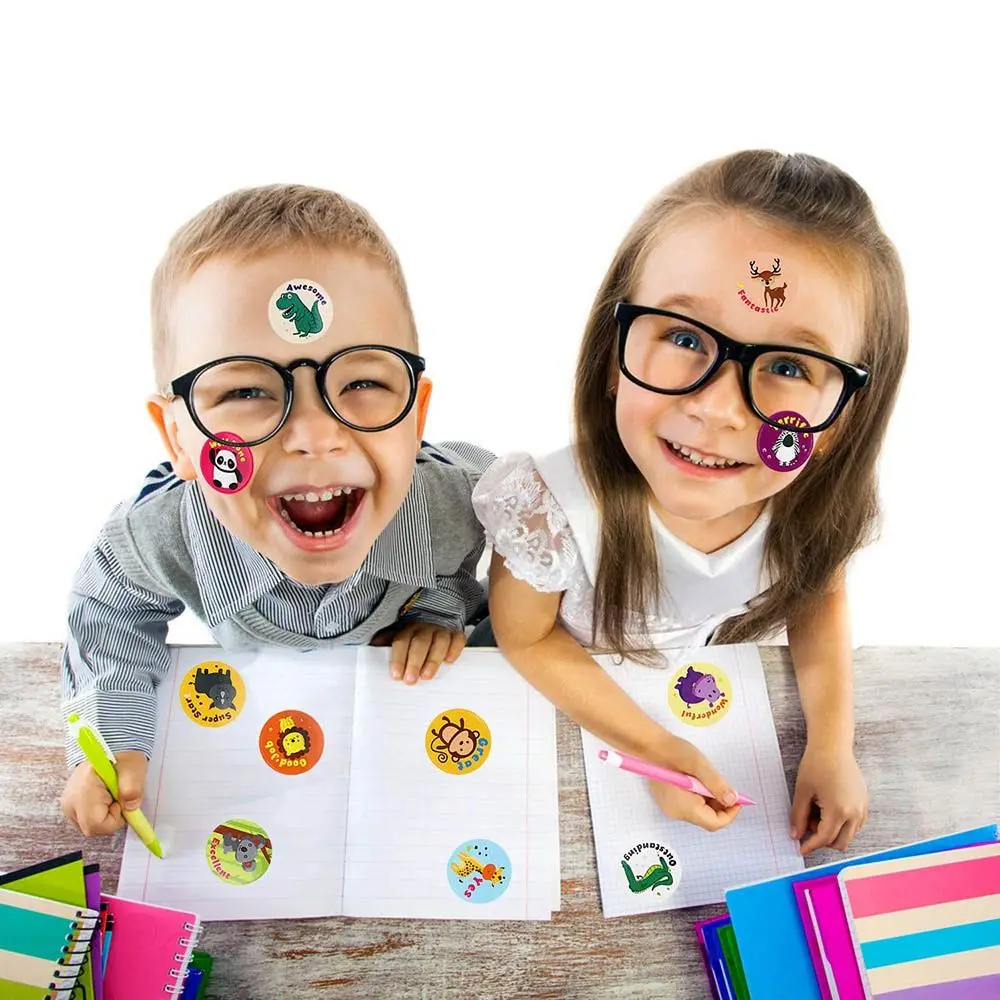 schattige kleine klasse beloningen voor studenten labels leraarbenodigdheden stickervellen beloningsstickers schoolbenodigdheden