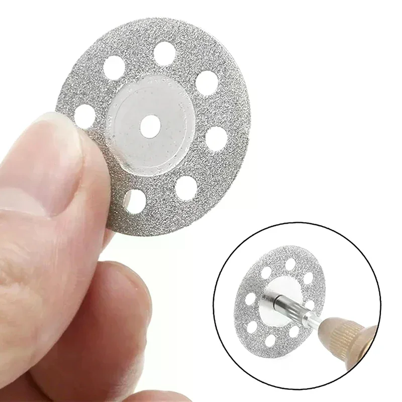 12 個 22 ミリメートルダイヤモンド切断ディスク 3 ミリメートル研削ホイールマンドレル金属切断用ロータリーツール電動グラインダー部品