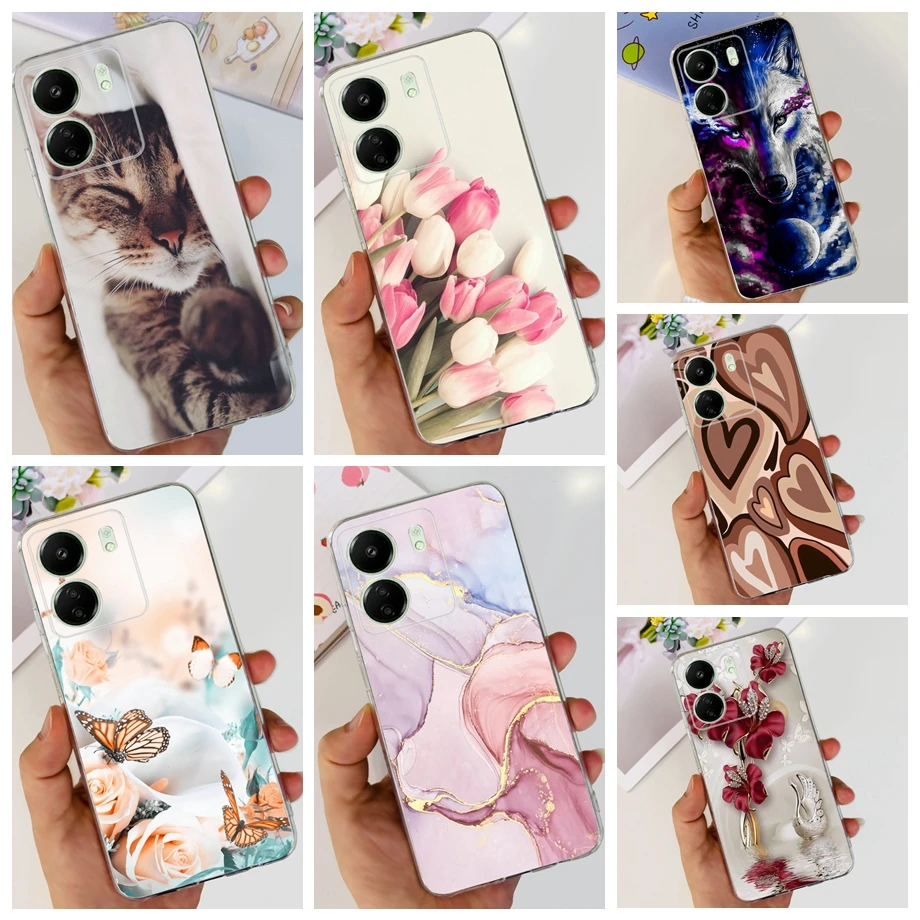 For Xiaomi Redmi 13C Case for Xiomi Redmi13C 13 c Slicone Funda Para Capa Coque Soft Phone Cases Back Cover For Redmi 13C 5G Bag