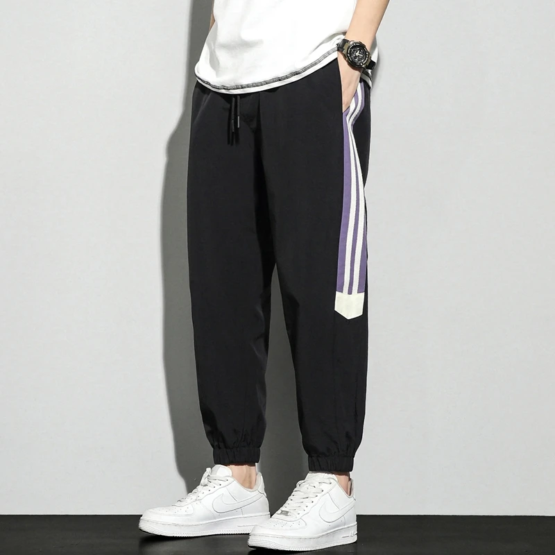 2024 New Youth Pants Men and Women's Spring and Autumn Korean-style Outdoor Leisure Jogging Sports Pants Men's 9-minute Pants