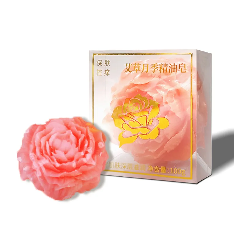 

Rose Essential Oil Soap Handmade Facial Soap Body Cleansers Bath Shower Soap